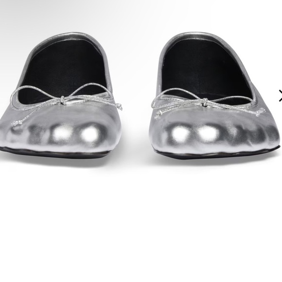 Balenciaga Anatomic Metallized Ballerina Flats - Picture 2 of 13